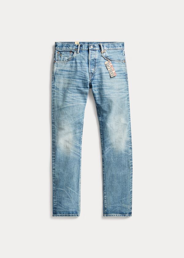 Men's Ralph Lauren Slim Fit Selvedge Jeans | 308145NWH